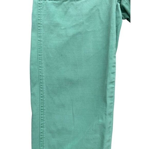 WOMEN'S SMALL MADEWELL GARMENT DYED RELAXED COVERALL JUMPSUIT IN PALE EVERGREEN - Picture 6 of 13